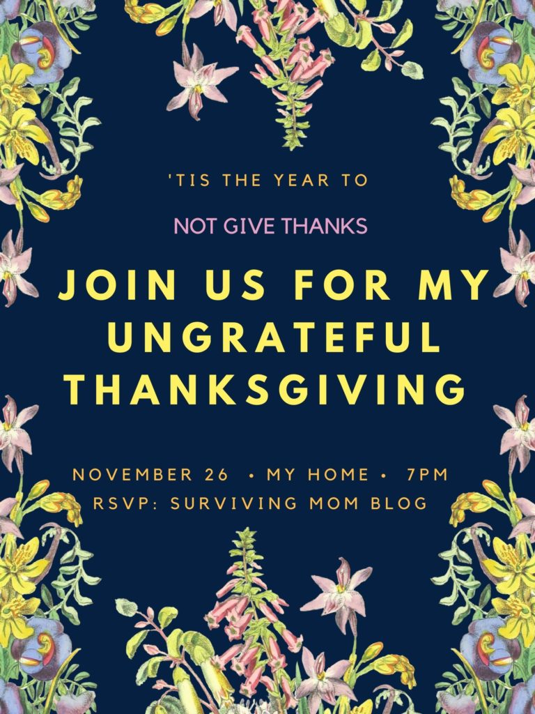 ungrateful thanksgiving