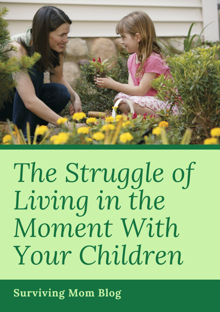 living in the moment with your child